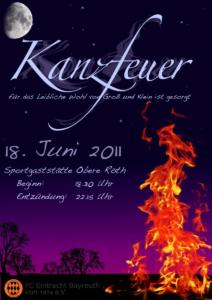 Poster "Kanzfeuer" 2011