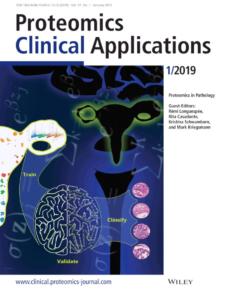 Journal Cover for "Proteomics Clinical Applications" 2019